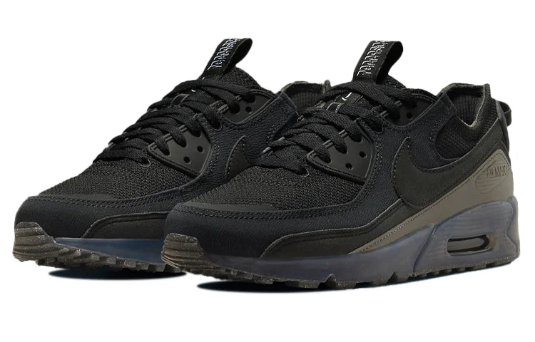 Nike Air Max 90 Low top Casual Running Shoes Men's Black DQ3987-002