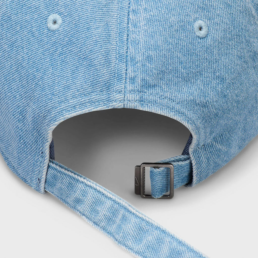 Nike genuine new men's and women's soft top denim embroidered casual baseball cap HF0383-429