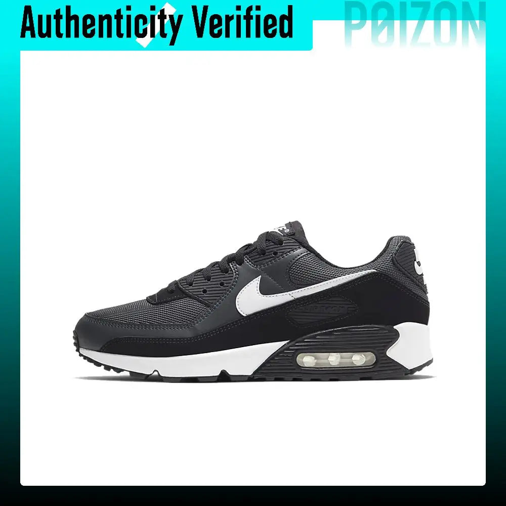 Nike Air Max 90 Running Shoes Unisex Low-top Iron Gray/Dark Smoke Gray/Black/White CN8490-002