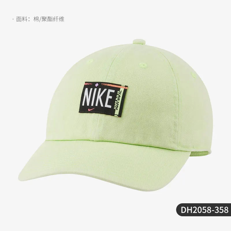 Nike Authentic Casual Men's and Women's Fashion Trend Sports Sunshade Duck Tongue Hat DH2058-358